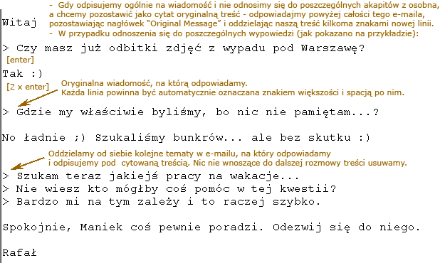 Struktura wiadomości email